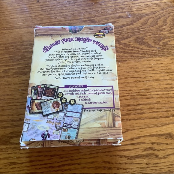 2001 Harry Potter Trading Card Game (Starter Set 2 Player) - Picture 2 of 4